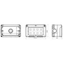 GEWISS CONTENITORE PER SYSTEM - STAGNO - 4 POSTI