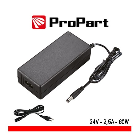 ALIMENTATORE STABILIZZATO 2500mA 24V