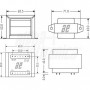 TRASFORMATORE 24V+24V 16VA