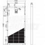 PANNELLO FOTOVOLTAICO MONOCRISTALLINO 105W