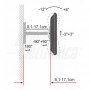 SUPPORTO TV CON SNODI  23"-42" EASY CLICK