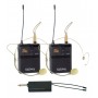 DOPPIO RADIOMICROFONO LAVALIER UHF