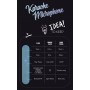 MICROFONO KARAOKE CON EFFETTI LUCE