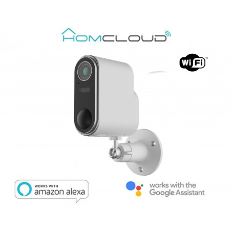HOMCLOUD TELECAMERA WI-FI DA ESTERNO A BATTERIA