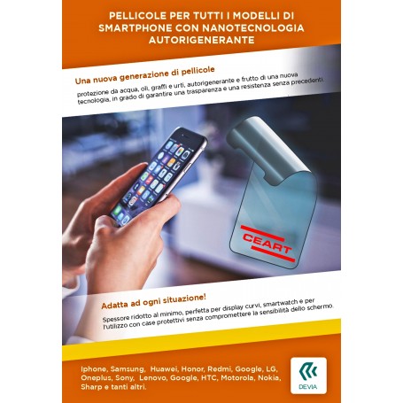 PELLICOLA HYDROGEL PER SMARTPHONE