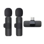 KIT DOPPIO RADIOMICROFONO TYPE C PER VLOGGER
