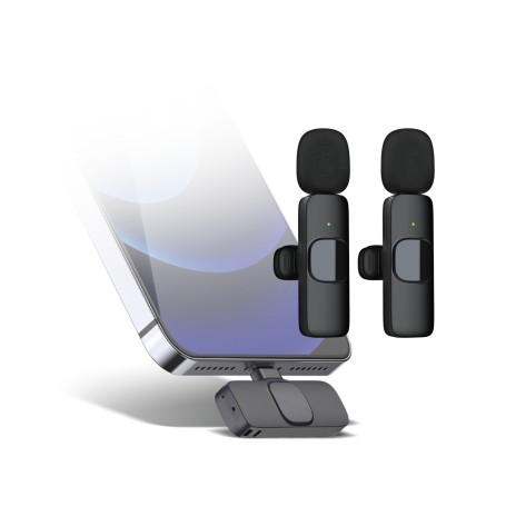 SET 2 RADIOMICROFONI USB-C PER VLOGGER