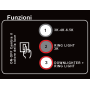 FARETTO LED INCASSO - 2LUCI - BIANCO 7W - CCT SELEZIONABILE 3/4/6K