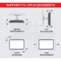 SUPPORTO TV FISSO 32" - 55"
