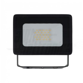 FARO LED 20W - BIANCO CALDO - NERO