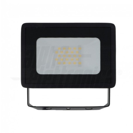 FARO LED 20W - BIANCO CALDO - NERO