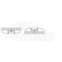 PROFILO 2MT ALLUMINIO COPERTURA OPACA PIANA X 23W/MT