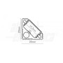 PROFILO 2MT ALLUMINIO VERNICIATO BIANCO AD ANGOLO PER 25 W/MT