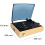 GIRADISCHI AMPLIFICATO BLUETOOTH