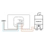 CRONOTERMOSTATO Wi-Fi DA INCASSO