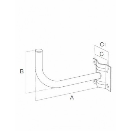 SUPPORTO PARABOLA ACE46M