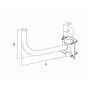 SUPPORTO PARABOLA ACE46PR