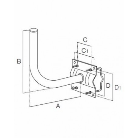 SUPPORTO PARABOLA ACE46RI