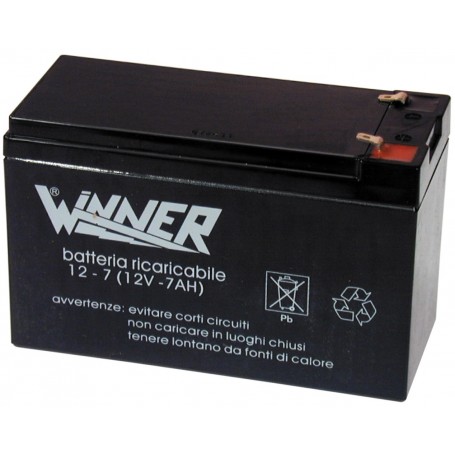 BATTERIA AL PIOMBO 12V 7A