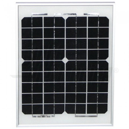 Pannello fotovoltaico Monocristallino - 10W - 21,2V
