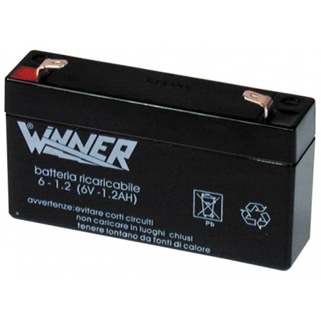 BATTERIA AL PIOMBO 6V 1.3A