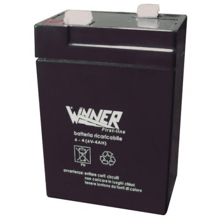 BATTERIA AL PIOMBO 6V 4A