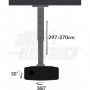 SUPPORTO PER VIDEOPROIETTORE DA SOFFITTO