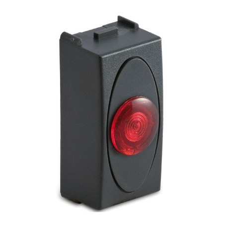 PORTALAMPADA SPIA ROSSA 1 MODULO 220V