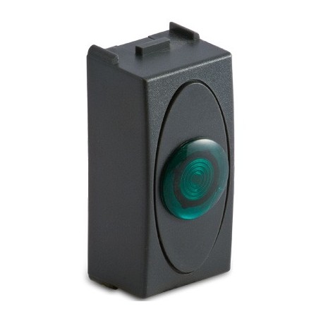 PORTALAMPADA SPIA VERDE 1 MODULO 220V