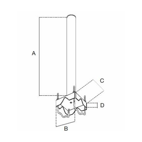 ZANCA SAT PER RINGHIERA CM50 ZN1583