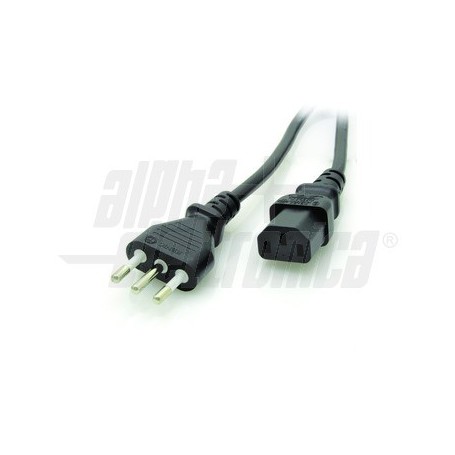 Spina 3 poli Italia - Presa IEC320 C15