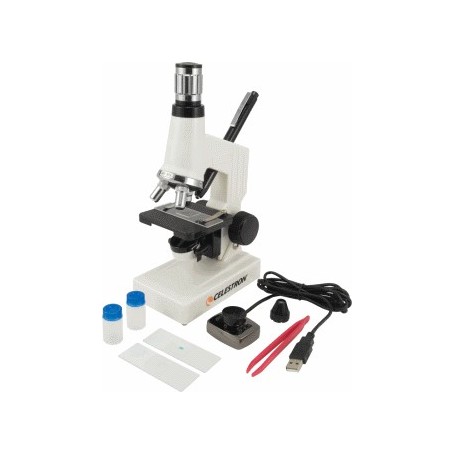 KIT MICROSCOPIO BIOLOGICO CON WEBCAM CELESTRON CM44320-DS