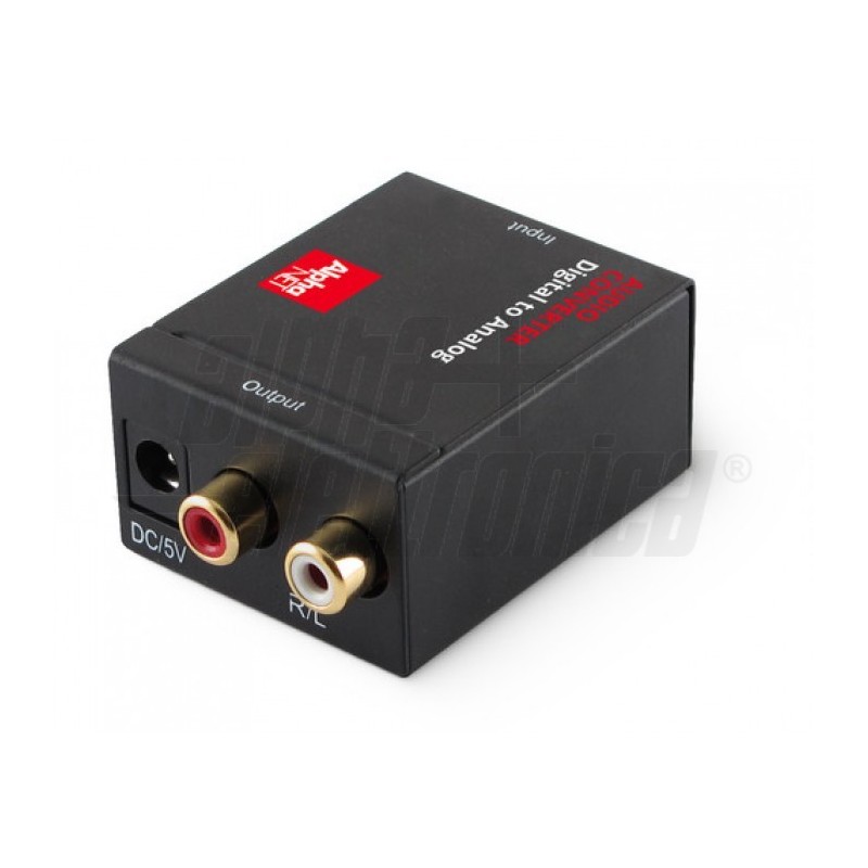Convertitore da Analogico a Digitale, Portta Adattatore Audio Analog-Digital o RCA to Digital Convertitore da Analogico a Digitale, Portta Adattatore Audio Analog-Digital o RCA to Digital