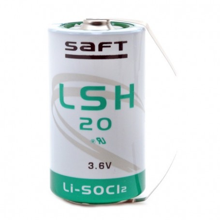 BATTERIA SAFT LSH20 D LITIO 3.6V 13Ah+REOFORI