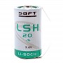 BATTERIA SAFT LSH20 D LITIO 3.6V 13Ah+REOFORI