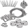 KIT DI SOSPENSIONE A SOFFITTO PANNELLI LED