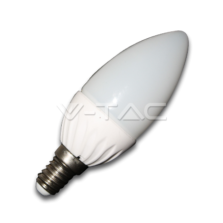 Lampadina LED a candela 4W E14 Bianco caldo