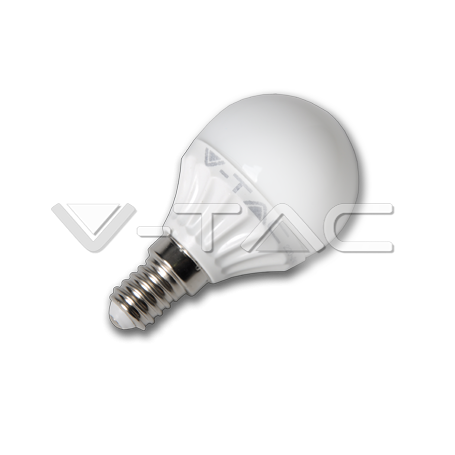 Lampadina LED 4W E14 P45 Bianco caldo