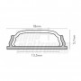 PROFILO 2MT ALLUMINIO COPERTURA OPACA X 14W/MT