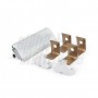 PROFILO ANGOLARE 2MT ALLUMINIO COPERTURA OPACA X 25W/MT