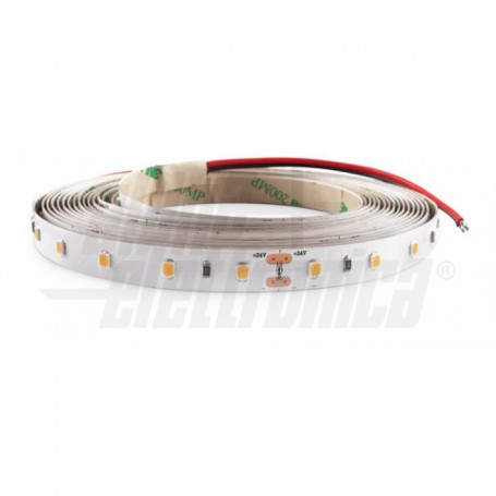 STRISCIA LED 5MT 24V 14.4W/MT BIANCO FREDDO 6000K