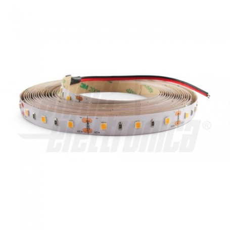 STRISCIA LED 5MT 12V 14.4W/MT LUCE CALDA/NATURALE/FREDDA