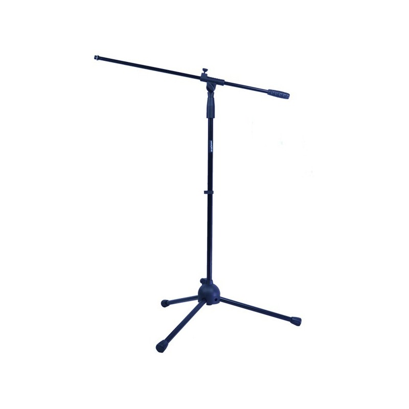 SOUNDSATION SMICS-120-BK Asta Microfonica Con Base In Metallo – Braccio Telescopico, Altezza 100–165 Cm, Peso 2,3 Kg – Per Studio E Live