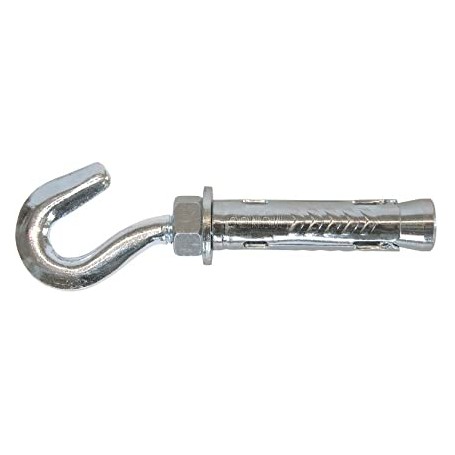 tassello in acciaio con gancio stampato 6x55