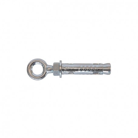 Tassello in acciaio con occhiolo stampato 12x90