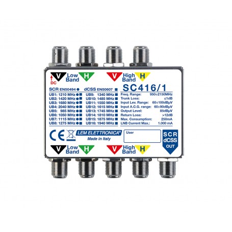 MULTISWITCH LEM SC416/1
