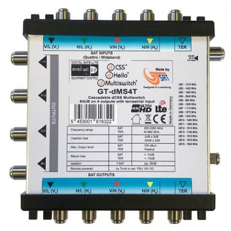 MULTISWITCH GT-SAT GT-DMS4T