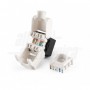 Presa Keystone 8P8C RJ45 non schermata - Cat.6 - UTP - Crimpaggio senza utensile - Nera