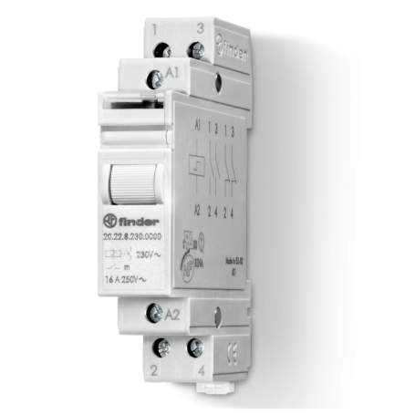 Relè ad impulsi modulare 1 NO 16 A